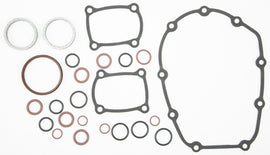 Cometic M8 cam change kit with seal, including metal components and gasket, displayed on a neutral background.