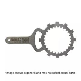 EBC Motorcycle Brakes clutch basket holder tool, model CT017 57-78017, shown as a metal tool for motorcycle clutch assembly.