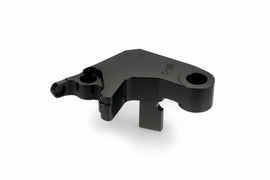 Black PUIG Lever Adaptor Clutch for Yamaha YAM 561-21113BK, close-up of the motorcycle clutch lever adapter.