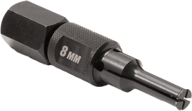 Motion Pro 8mm collet replacement tool for motorcycle or bike maintenance, showing a metal collet with precise machining.