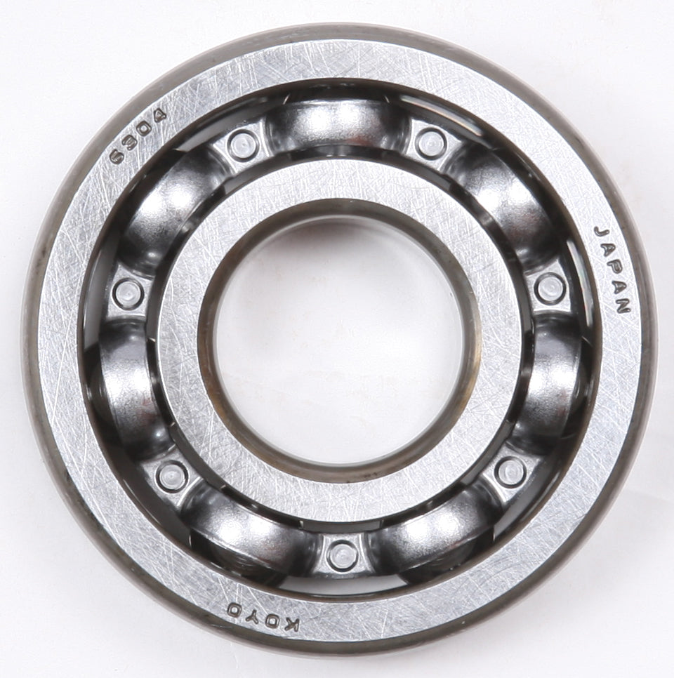 ProX Racing Parts engine crankshaft bearing 6304C3 for Honda, Kawasaki, KTM, Suzuki, Yamaha motorcycles, close-up view.