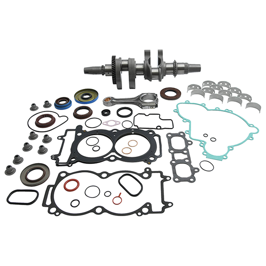 Hot Rods Bottom End Kit Pol 421-HR0118 for engine rebuild, showing engine components and metal parts in the image.