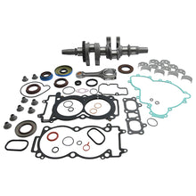 Load image into Gallery viewer, Hot Rods Bottom End Kit Pol 421-HR0118 engine components including crankshaft, connecting rods, and pistons laid out.
