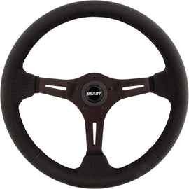 Grant Gripper Series Steering Wheel for Polaris RZR, 13.75-inch black sport steering wheel with textured grip