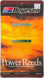 Boyesen motorcycle reeds 59-6117 for intake and fuel system, showing the lightweight, durable reed valves with metal and rubber components.