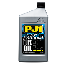 Load image into Gallery viewer, PJ1 Products Fork Tuner Oil 30w bottle with label, 32oz size, used for motorcycle fork maintenance and suspension tuning.