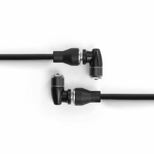 Load image into Gallery viewer, Pair of RIZOMA Light Unit S TS tail and brake lights with black holders, designed for motorcycle or vehicle rear lighting.