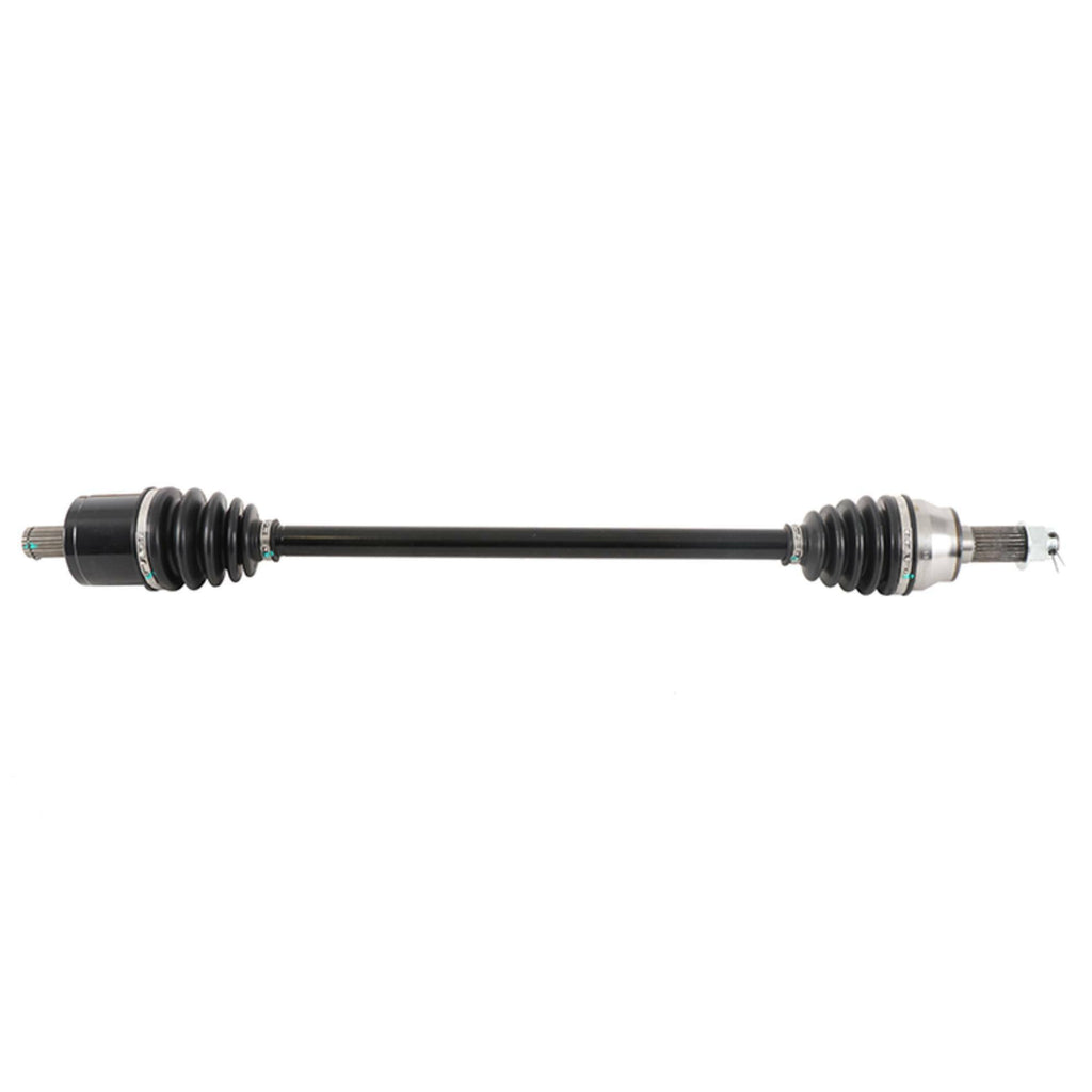 All Balls Drive Axle 536-0082 showing a metal axle component with protective seals and mounting points.