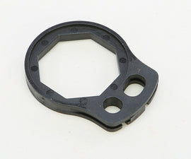 ODI Grips MX V2 throttle cam for motorcycle handlebars, black rubber grips with textured surface and branding details