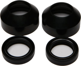 All Balls suspension fork and dust seal wiper kit for motorcycle, includes rubber seals and wipers for fork maintenance.