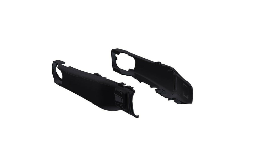 Acerbis Teketmagnet swing arm guard in black, motorcycle body protection with sleek design and durable construction.