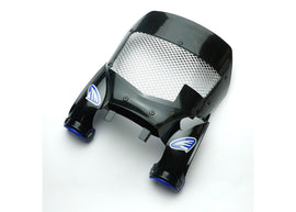 Stadium Vented Number Plate Black