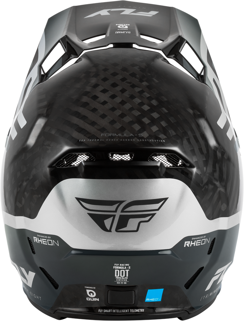 Formula S Carbon Byte Helmet Black Carbon/Grey/Silver Xl