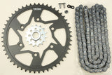 VORTEX - Sprocket/Chain Kit Stl/Stl 15/50t Sil Sx3 520-116l Blk - 3-CK6317