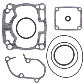 Vertex Top End Gaskets 681-0430 set showing multiple gaskets and seals for engine top end repair.