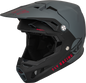 Fly Racing Formula CC Centrum Helmet in matte grey and black, size small, showing the sleek design and ventilation vents.