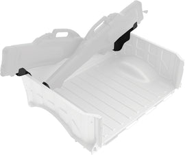 Kolpin In Bed Double Gun Boot Mount for secure firearm storage in truck bed, made of durable brackets and mounting hardware.