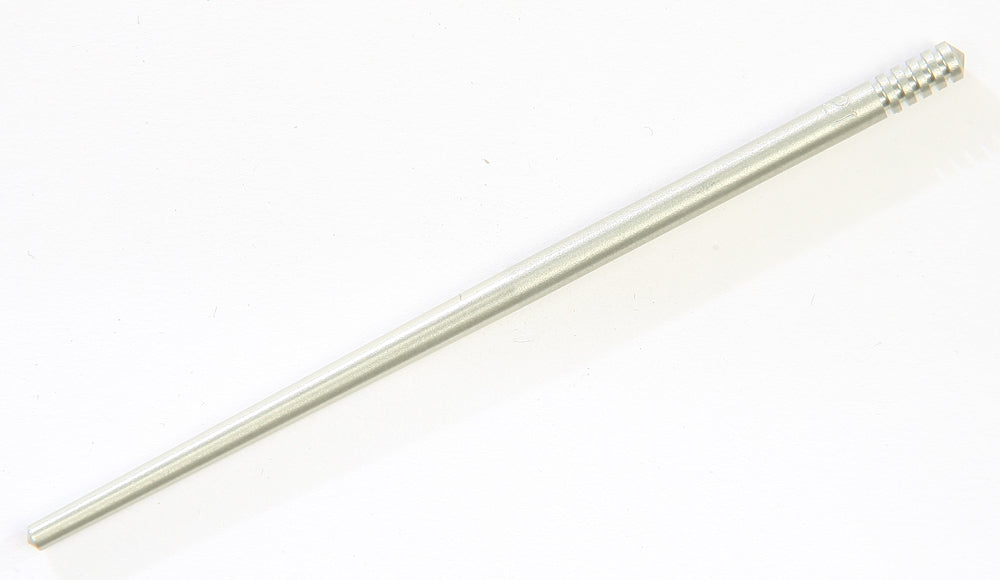 Mikuni Jet Needle 13-6F21 for carburetor fuel system, shown in close-up with precision details and branding.