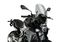 Load image into Gallery viewer, PUIG Naked New Gen Touring Smoke Windscreen for BMW motorcycle, sleek tinted windscreen with aerodynamic design