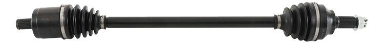 All Balls 8 Ball Extreme Axle Front Drive component showing the durable front axle with branding and detailed metal construction.