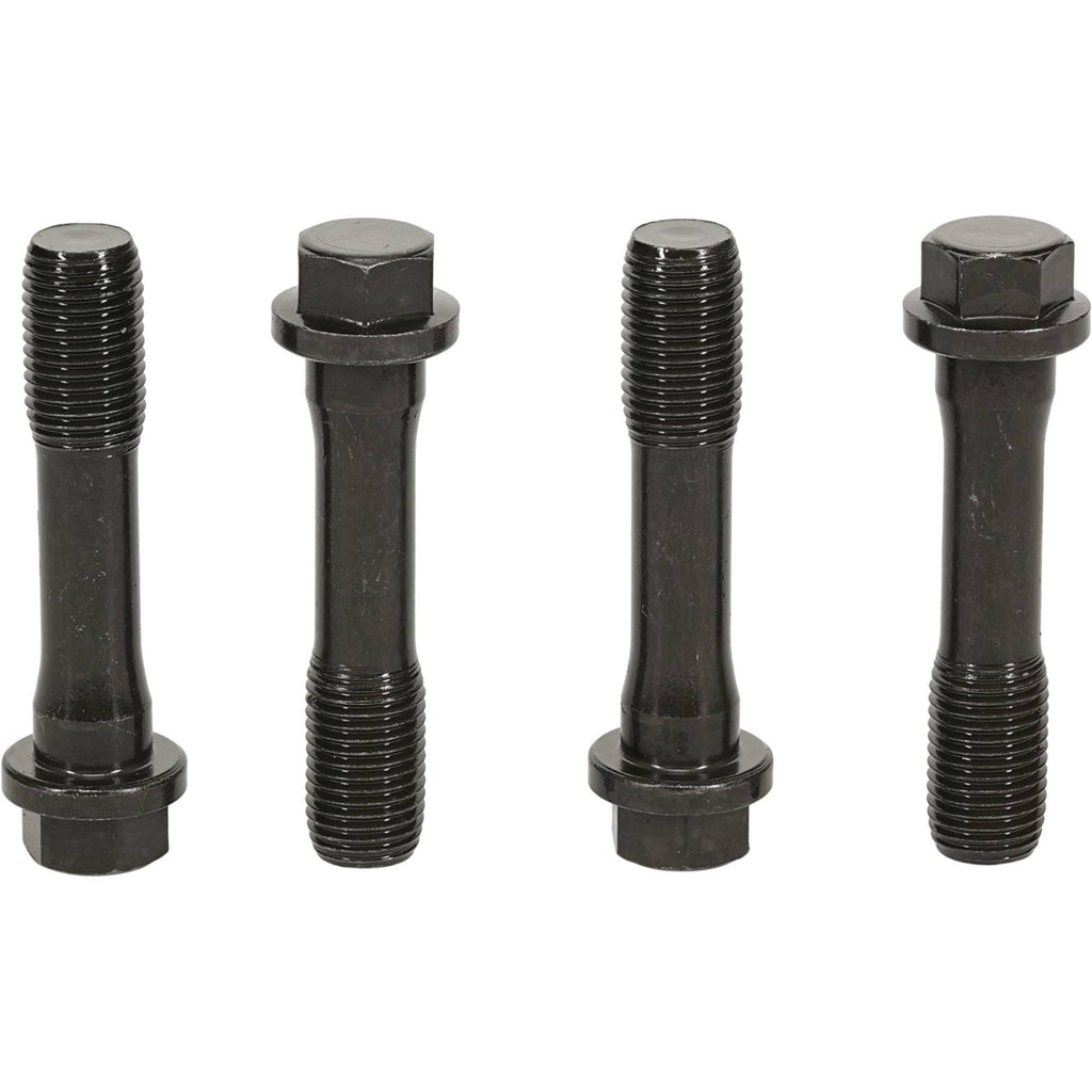 Hot Rods engine connecting rod bolt kit Pol 421-HR0090 with multiple bolts arranged in a container for engine assembly.