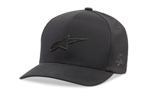 Load image into Gallery viewer, Black Alpine Star Ageless Delta Curve Bill Hat in large/X-large size, featuring a curved brim and adjustable fit.