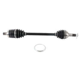 All Balls drive axle 536-0014 showing the metal shaft and boot, designed for motorcycle or vehicle drive systems.