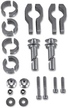 Load image into Gallery viewer, Acerbis universal handguard mounting kit with metal brackets and screws for motorcycle handguards.