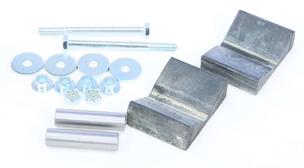 C&A Pro ski mount kit with carbide runners and mounting hardware for skis 150-206 cm, designed for snow sports equipment.