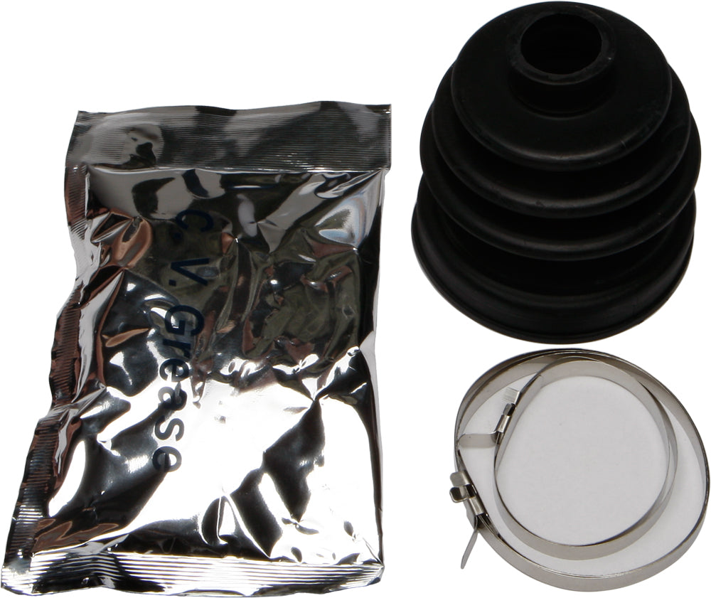 All Balls CV Boot Kit 21-95018 drive component with rubber boot and clamps, designed for vehicle CV joint protection.
