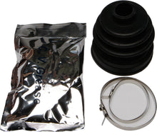 Load image into Gallery viewer, All Balls CV Boot Kit 21-95018 drive component with rubber boot and clamps, designed for vehicle CV joint protection.