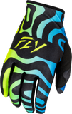 Fly Racing - Youth Lite Zen Gloves Black/Blue/Hi-Vis Ys - 378-740YS