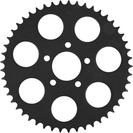HardDrive textured black RR sprocket 49T for Big Twin 2000-2013, featuring a flat design and durable construction