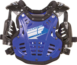 Fly Racing Convertible II Mini Roost Blue motorcycle accessory in bright blue, featuring protective design and lightweight construction.