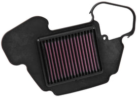 K&N Air Filter 731313 for vehicle air intake, showing a rectangular high-performance air filter with a metal mesh exterior.