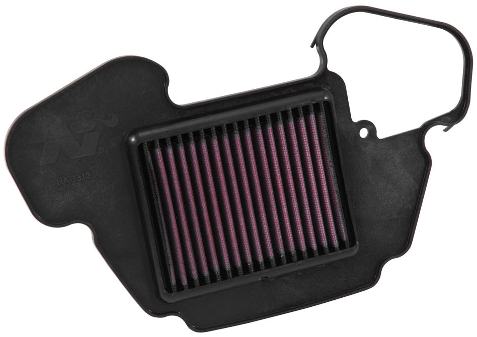 K&N Air Filter 731313, high-performance automotive air filter with pleated cotton media, designed for optimal airflow and filtration.