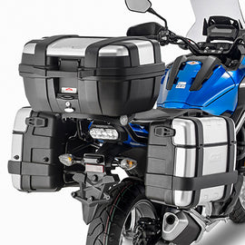 GIVI side case hardware mount brackets for motorcycle, part number 270-6389, shown in the image with mounting components.