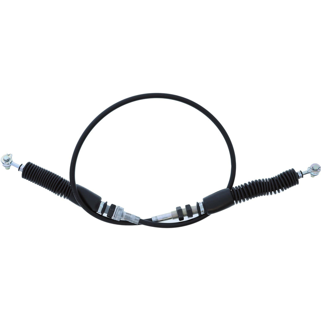 All Balls UTV shift cable with polished finish, hydraulic control line for smooth gear shifting in off-road vehicles