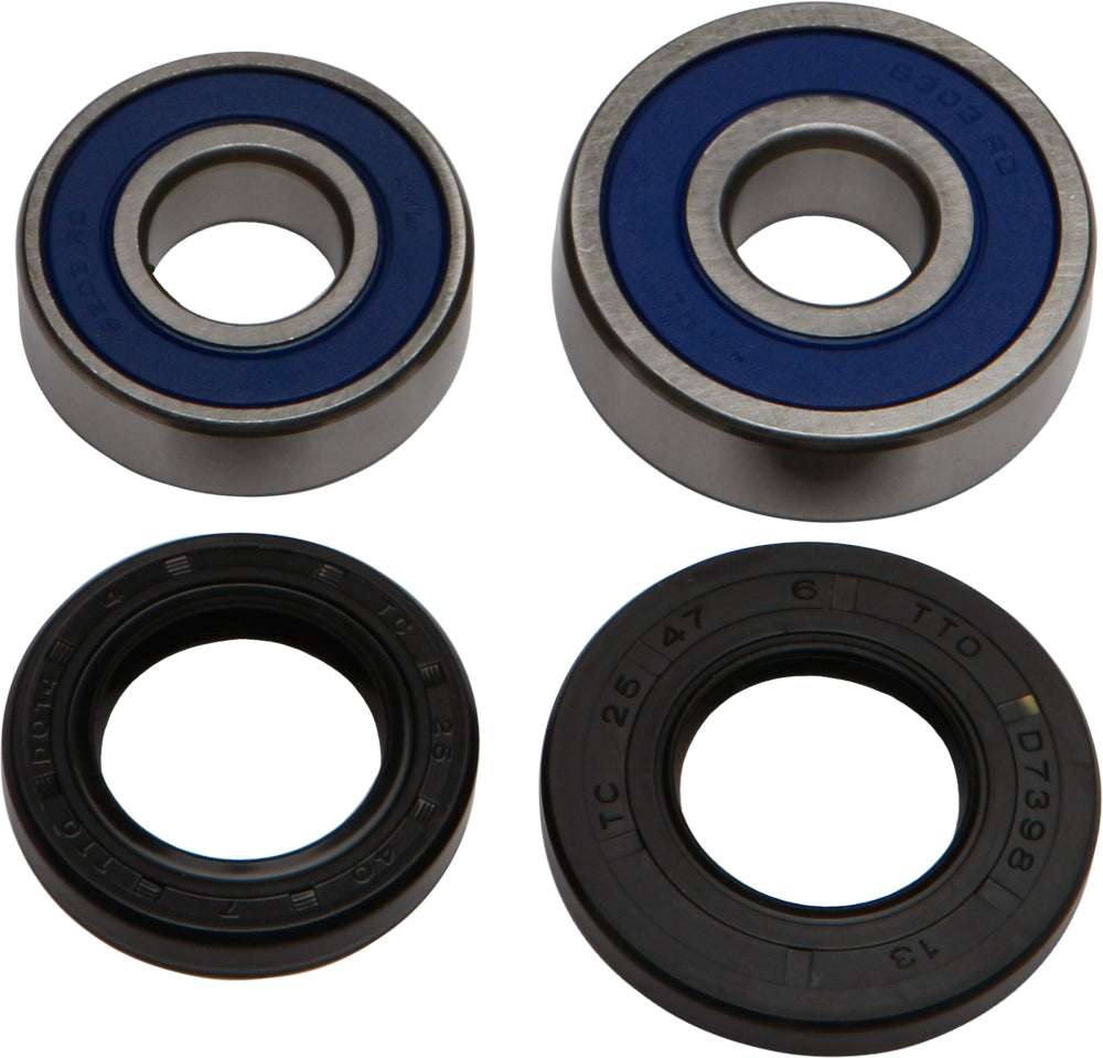All Balls rear wheel bearing and seal kit 22-51206 with bearings and seals for motorcycle or bike wheel maintenance.