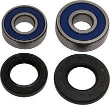 Load image into Gallery viewer, All Balls rear wheel bearing and seal kit 22-51206 with bearings and seals for motorcycle or bike wheel maintenance.