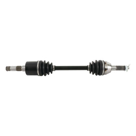 All Balls drive axle 536-0059 showing the metal shaft and attached components for vehicle suspension and drivetrain.