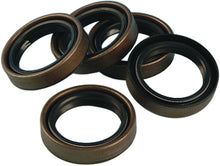 Load image into Gallery viewer, James Gasket oil seal set for motor shafts, twin cam engines, includes five gaskets and seals for all 5-pack model 12068 681-4165.