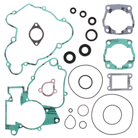 Vertex Complete Gasket Set with Oil Seals, including multiple gaskets and seals, shown in the image for engine repair.