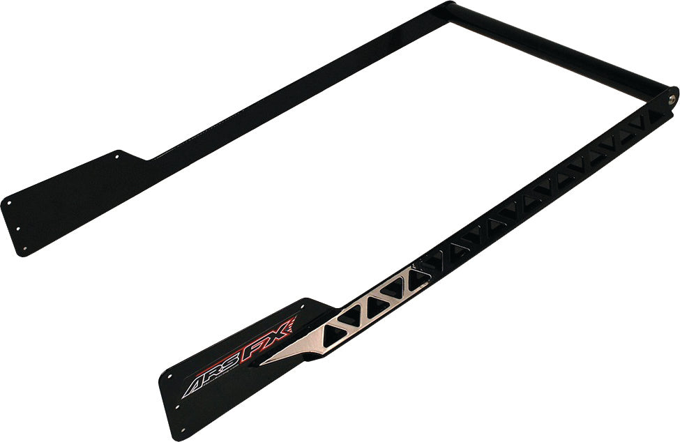 Black Z Broz Racing Zbroz rear bumper for 155 S-D S/M, showcasing the sturdy, durable design with mounting points and finish.
