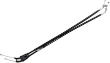 Load image into Gallery viewer, Motion Pro black vinyl throttle pull cable for hydraulic control lines, featuring a durable design with metal fittings.