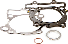Vertex Top End Gasket Kit for Suzuki BB 80.00/+3.0, includes gaskets and seals for engine rebuild, image shows gasket set components.