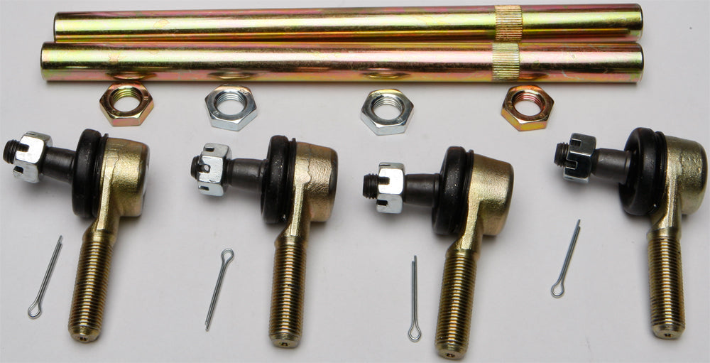 All Balls suspension tie rod upgrade kit 252-1003 with metal components and rubber boots for vehicle steering system.