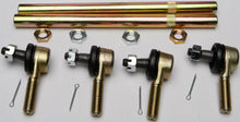 Load image into Gallery viewer, All Balls suspension tie rod upgrade kit 252-1003 with metal components and rubber boots for vehicle steering system.
