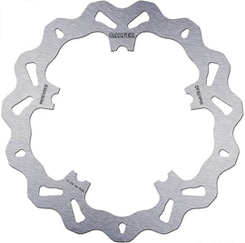 GALFER 11.8-inch stainless steel perimeter wave brake rotor for motorcycle braking systems, featuring a wave design for improved performance.