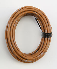 Shindy electrical wiring brown 14A/12V cable, 13 feet long, with visible connectors and insulation suitable for electrical projects.